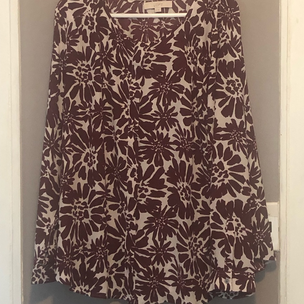 Loft Button Up Blouse